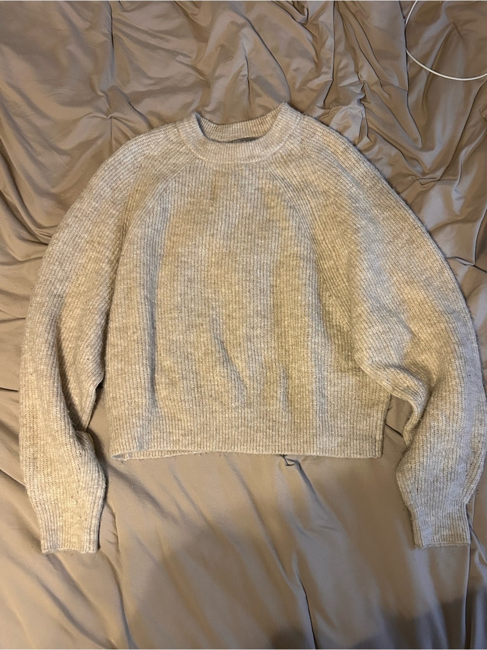 ASOS Cozy Crewneck Crop Sweater